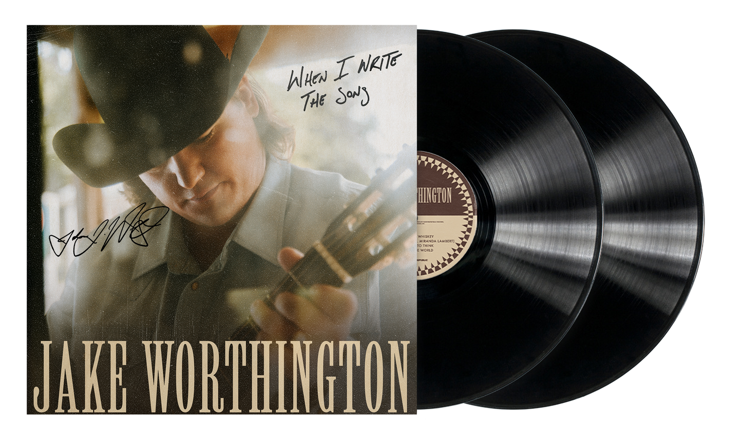Preorder: New Jake Worthington Signed Vinyl "When I Write The Song"